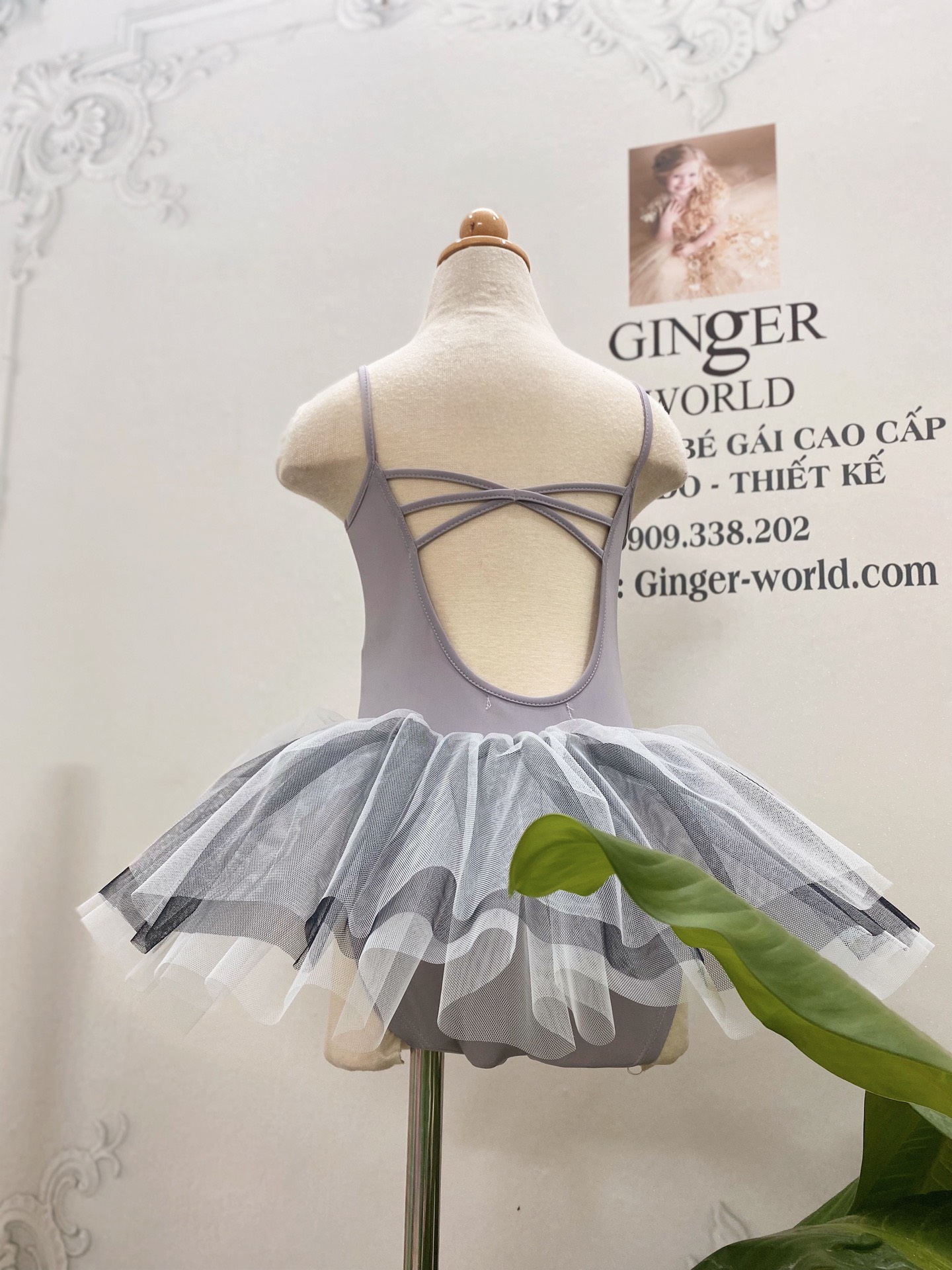 ĐẦM MÚA BALLET CHO BÉ PD399 GINGER WORLD