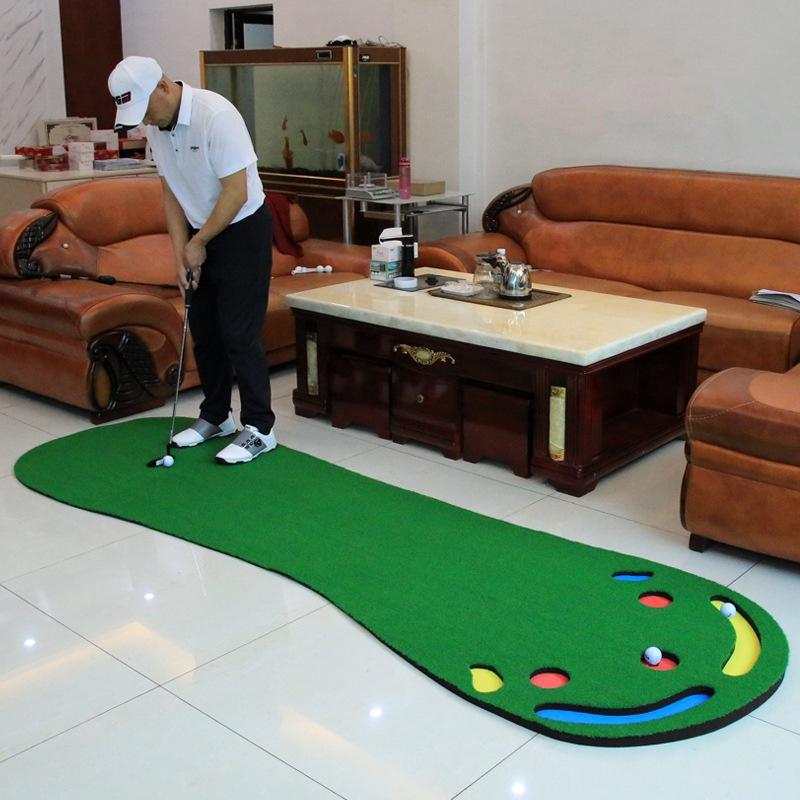 Thảm golf tập Putter PGM tại nhà ngoài trời di động hình bàn chân TT004 - Hàng Chính Hãng