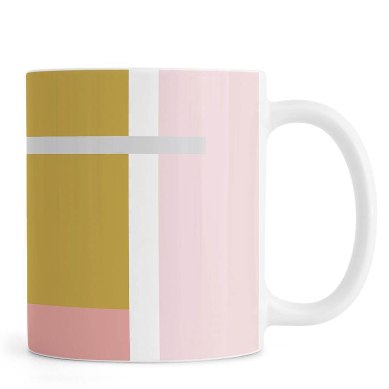 Ly Cốc Sứ Cao Cấp hình Color Blocking