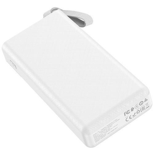 Pin sạc dự phòng Hoco J73 Powerful 30000mAh 2 cổng input, 3 cổng output, đèn pin siêu sáng - Hàng chính hãng