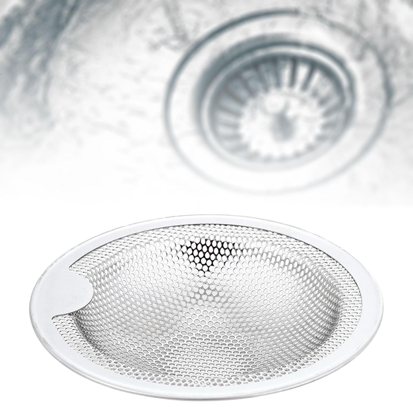 Kitchen Sink Strainer Stainless Steel Slop Basket Filter Shower Drain Hole Filter Sink Mesh Basket Filter for Balcony Drain Hole Bathroom RV