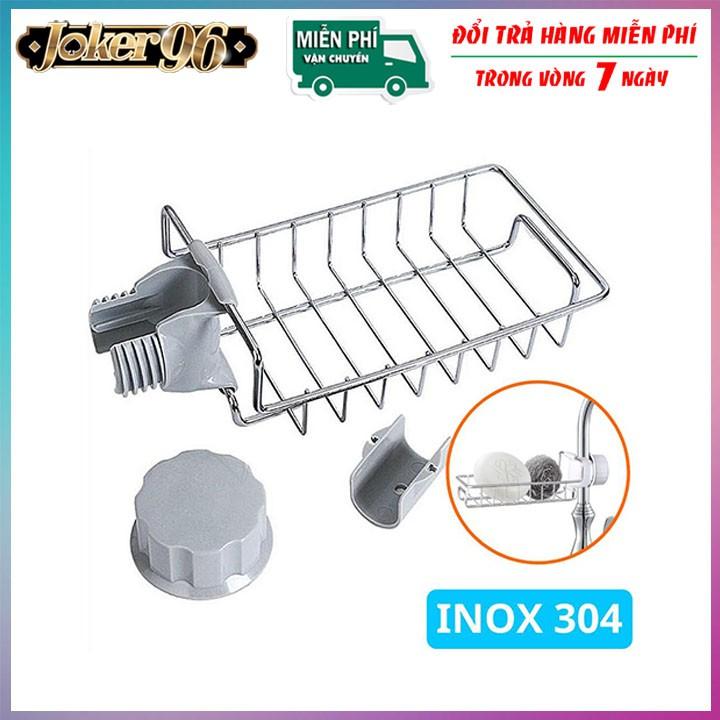 Kệ Để Đồ Rửa Chén Cạnh Vòi Rửa ️Chất Liệu Inox 304 ️ Giá treo inox tiện dụng, chắc chắn, dễ lắp đặt ở vòi