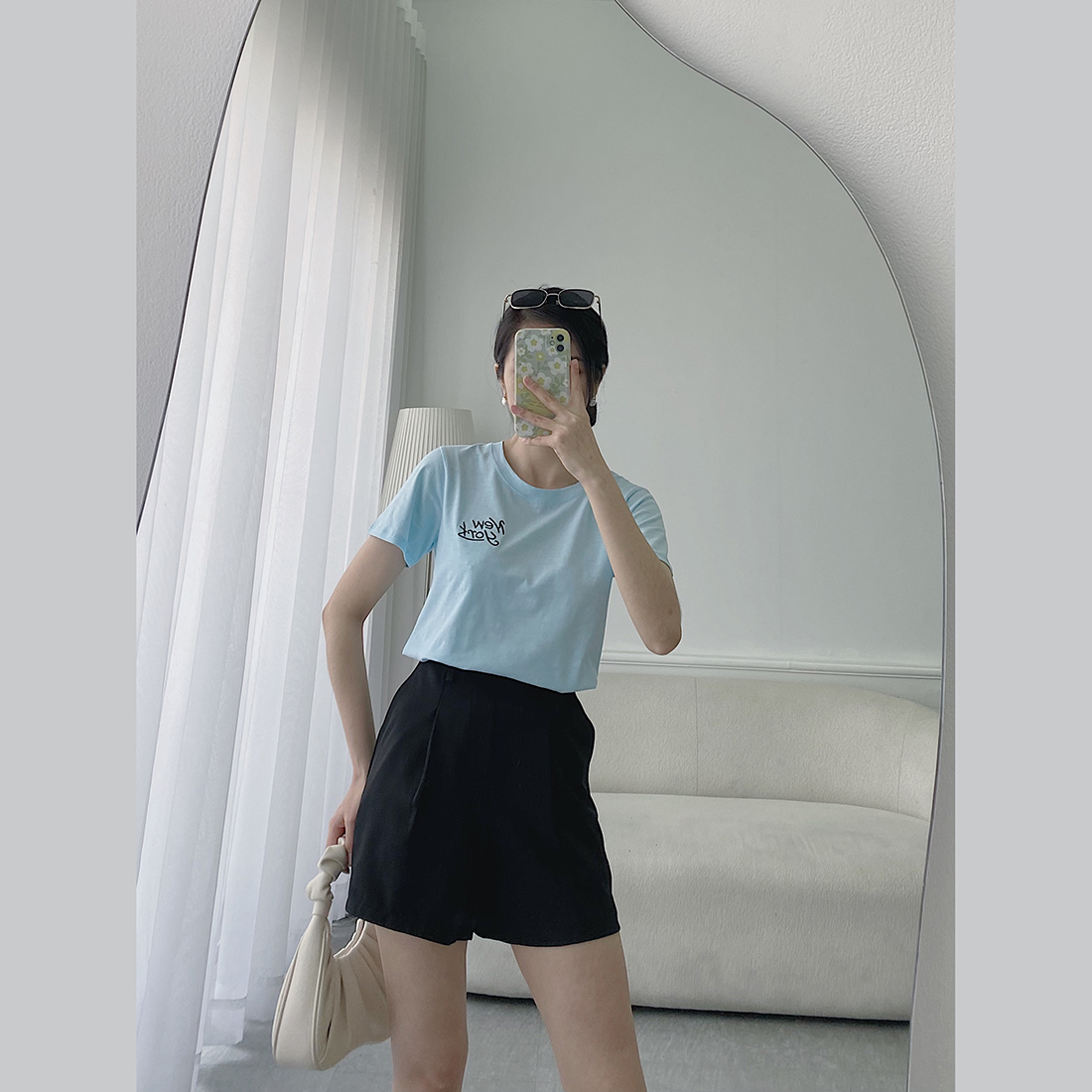 Quần đùi nữ đẹp thời trang Eden dạng short lưng thun chất vải tuyết mưa thoải mái thoáng mát trẻ trung năng động - Q016