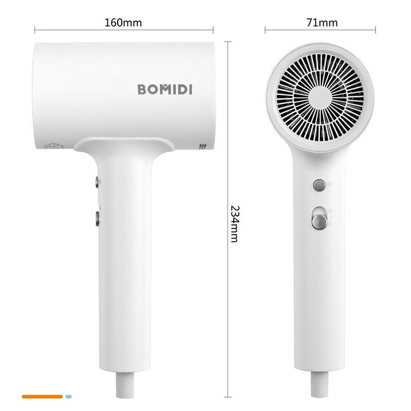 Máy sấy tóc bổ sung ion âm Xiaomi BOMIDI HD1 - Hàng nhập khẩu