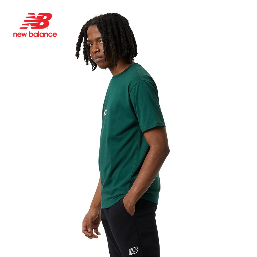 Áo thun thời trang nam New Balance LIFESTYLE T-SHIRT M NIGHTWATCH GREEN - MT23514NWG (form quốc tế)