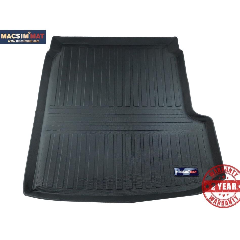 Thảm lót cốp xe ô tô VOLKSWAGEN Passat 2011-2017 nhãn hiệu Macsim chất liệu TPV cao cấp màu đen
