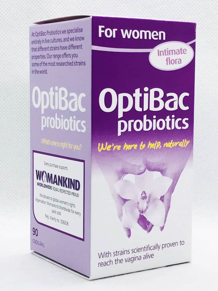 Optibac Probiotics for women 90 viên - men vi sinh chính hãng Anh khắc phục hiệu quả viêm nhiễm, nấm ngứa phụ khoa (mẫu mới)