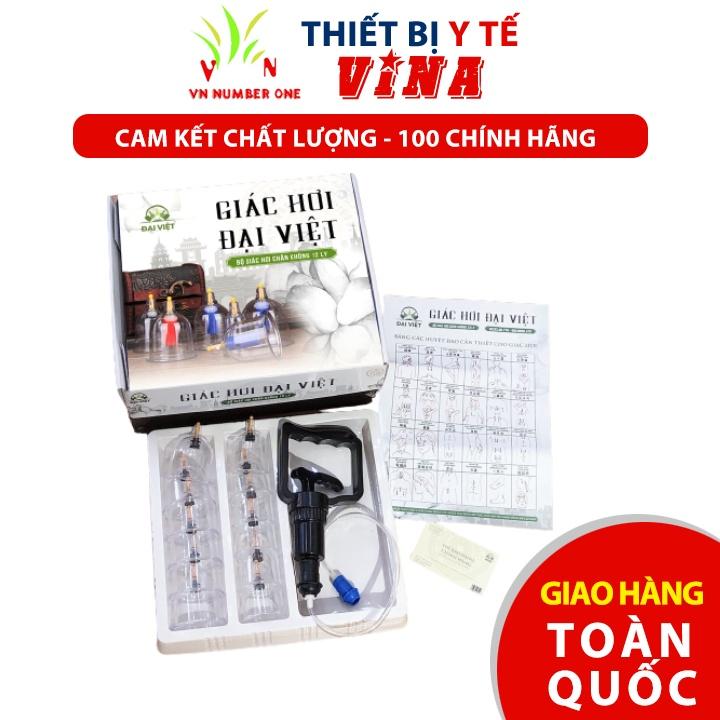 Bộ Giác Hơi Chân Không Dùng Lửa 12 Ly Đại Việt, Giác Hơi Chân Không - Hàng Cao Cấp - Đạt Kiểm Định An Toàn Sức Khỏe