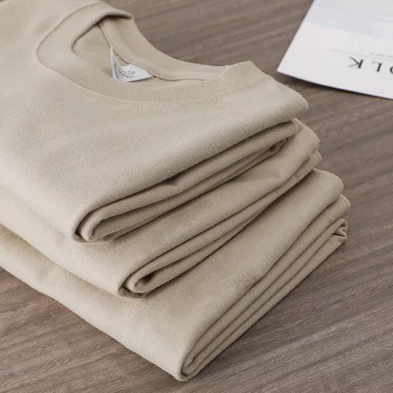 Áo Thun Trơn Nam Nữ Cổ Tròn Nhiều Màu