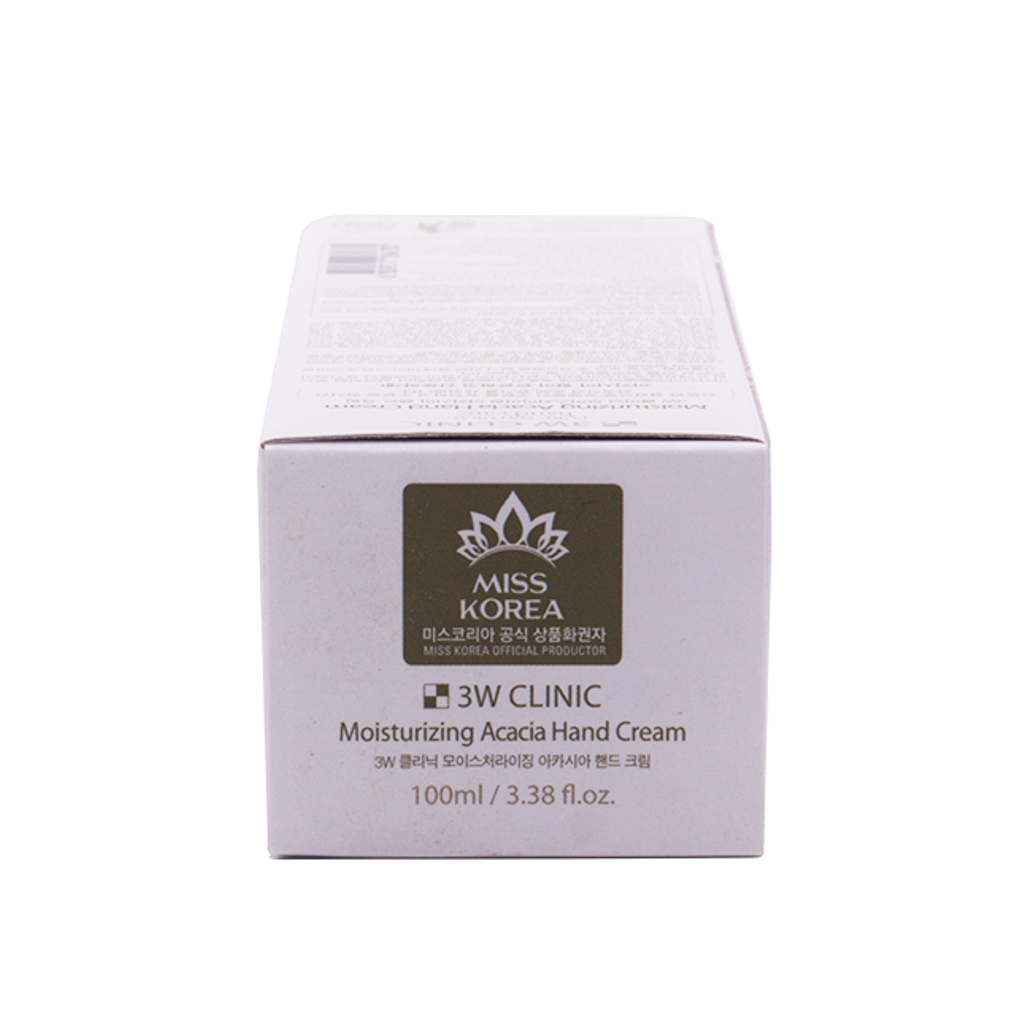 Kem dưỡng da tay Acacia Hand Cream 3W Clinic (100ml) tinh chất thảo mộc – Hàng chính hãng