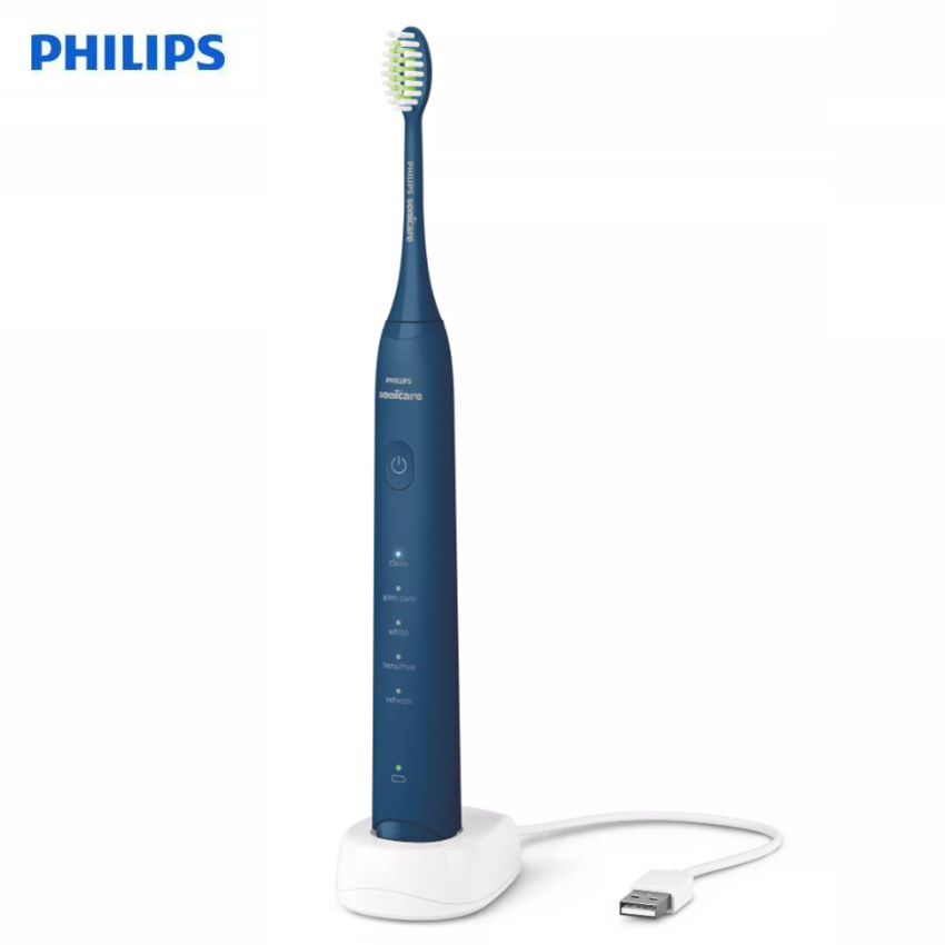 Bàn chải đánh răng điện, tích hợp 5 chế độ làm sạch Series 3200 Philips Sonicare HX2471 - Hàng Nhập Khẩu