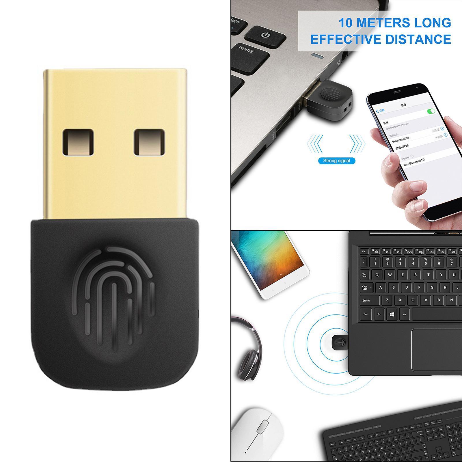 Mini USB Bluetooth 5.0 Adapter Wireless for Headset Speakers Hands Free