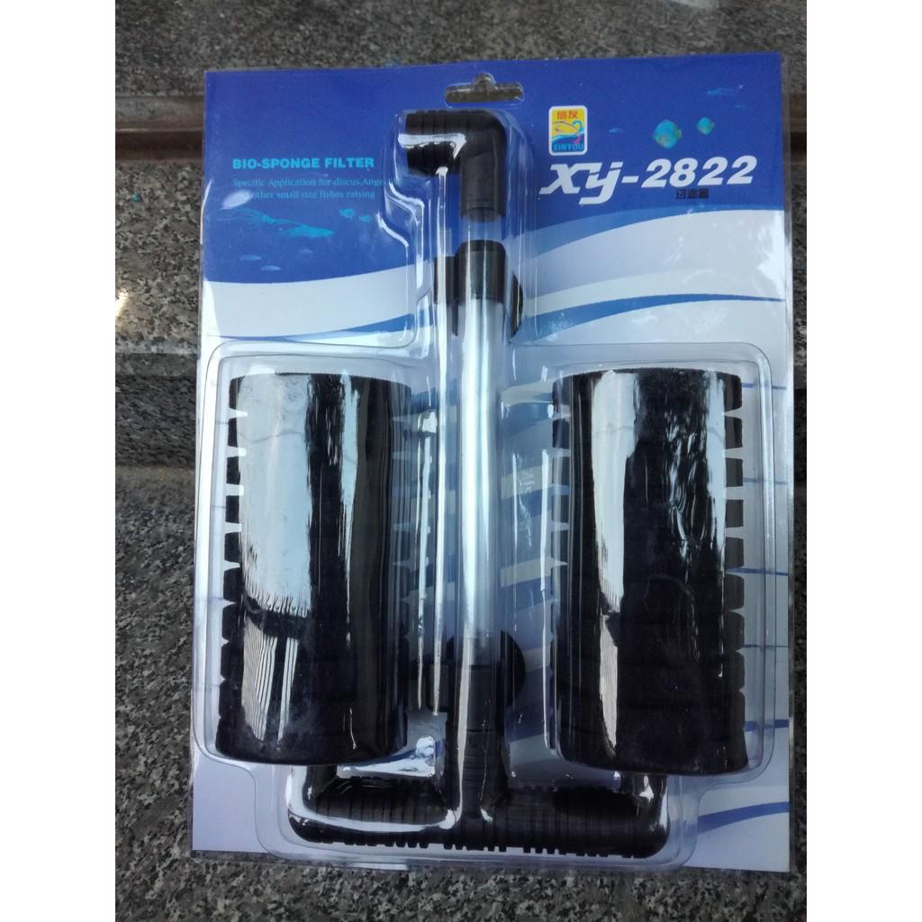 Lọc Sủi Vi Sinh Bio Đôi XY-2822 Cho Hồ Cá Cảnh