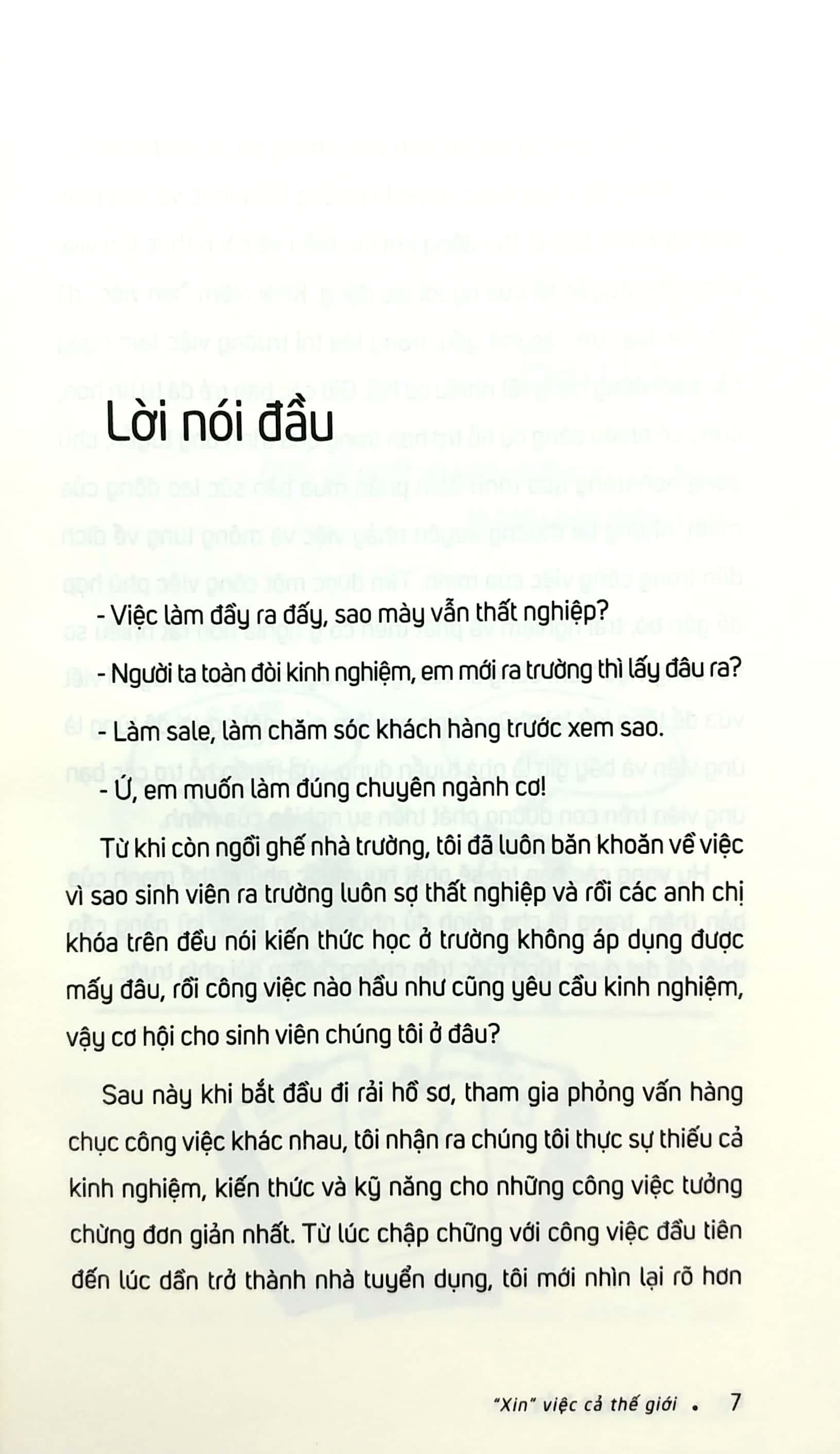 "Xin" Việc Cả Thế Giới