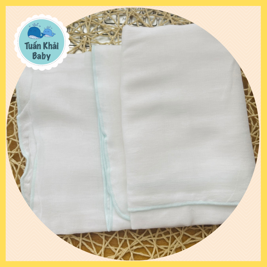 1 Khăn Tắm Gạc Xô 4 Lớp Cao Cấp CUNCON- 1 cái Kích Thước 85x75cm-Chất vải gạc 100% cotton mềm, mịn, thấm hút tốt