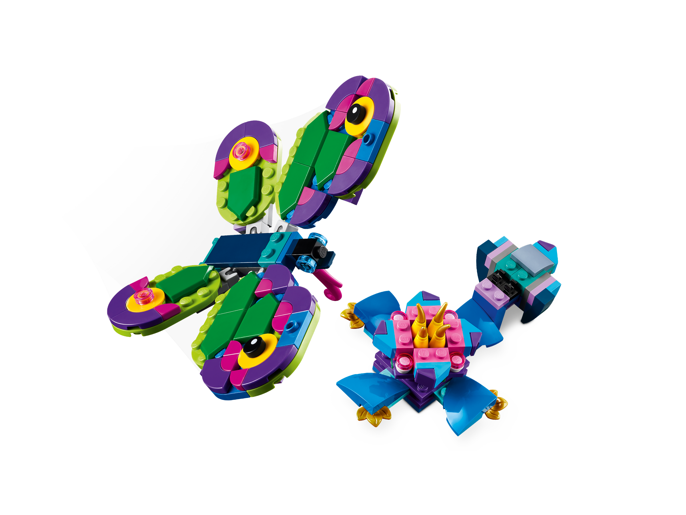 Đồ Chơi Lắp Ráp Mô Hình Chim Công Sặc Sỡ 3 In 1 - Exotic Peacock - Lego Creator 31157 (355 Mảnh Ghép)