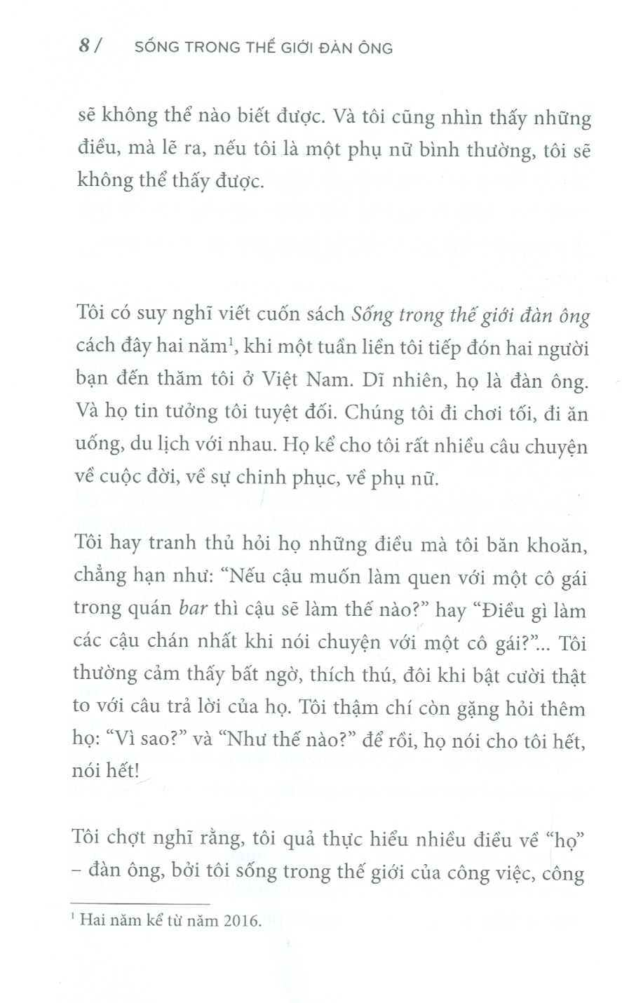 Sống Trong Thế Giới Đàn Ông