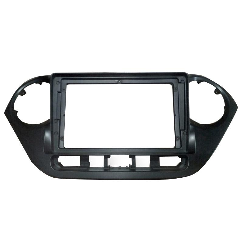 Mặt dưỡng kèm dây nguồn lắp màn hình android cho xe HUYNDAI I10 2014-2020