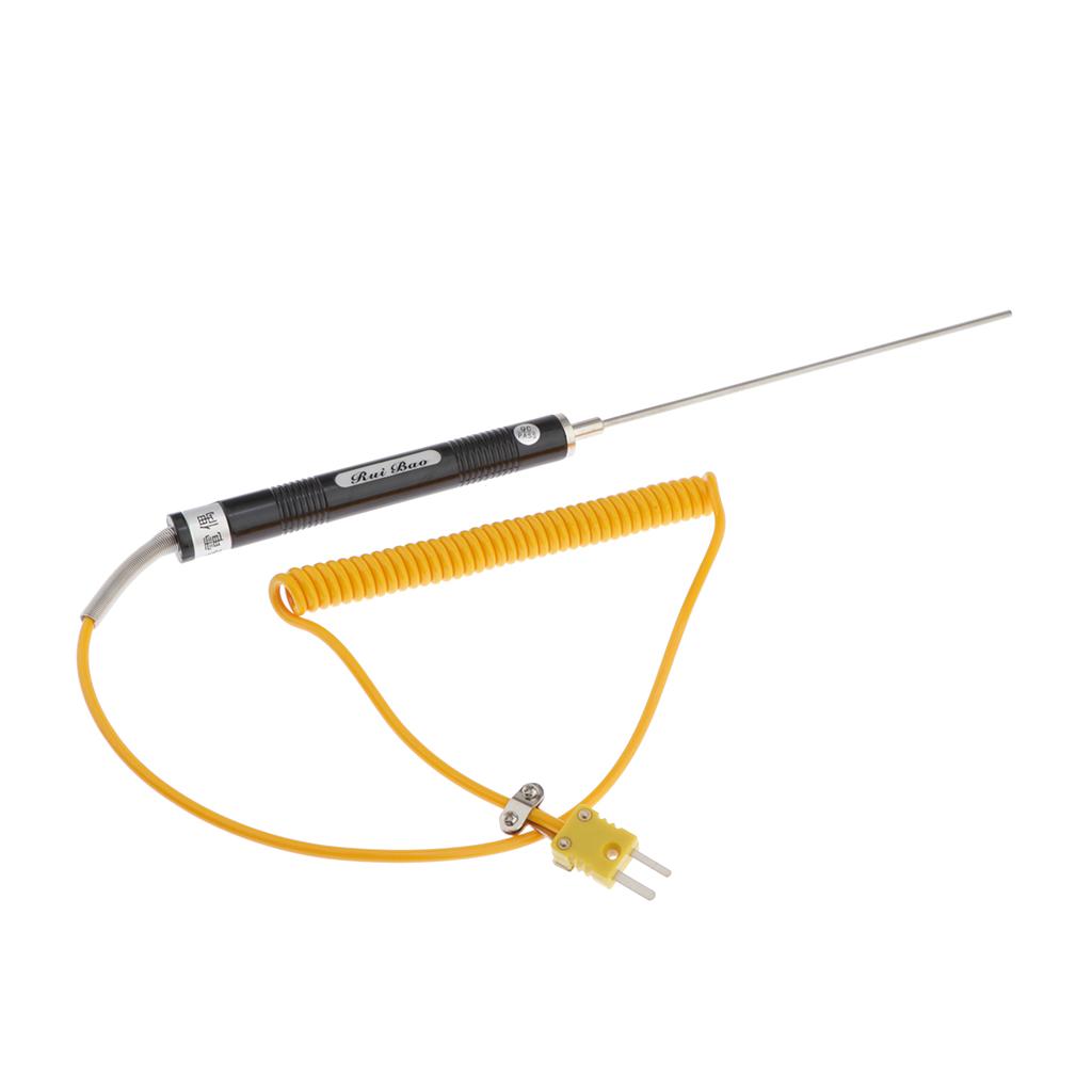 K-Type Thermocouple Temperature Probe, Stainless Steel Probe In Temperature Range -50-500 2m