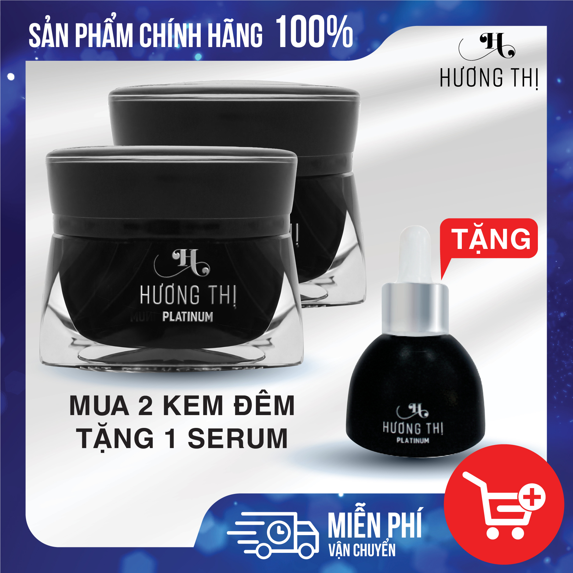 Bộ Dưỡng Da Mặt Đa Chức Năng 2 ĐÊM Hương Thị