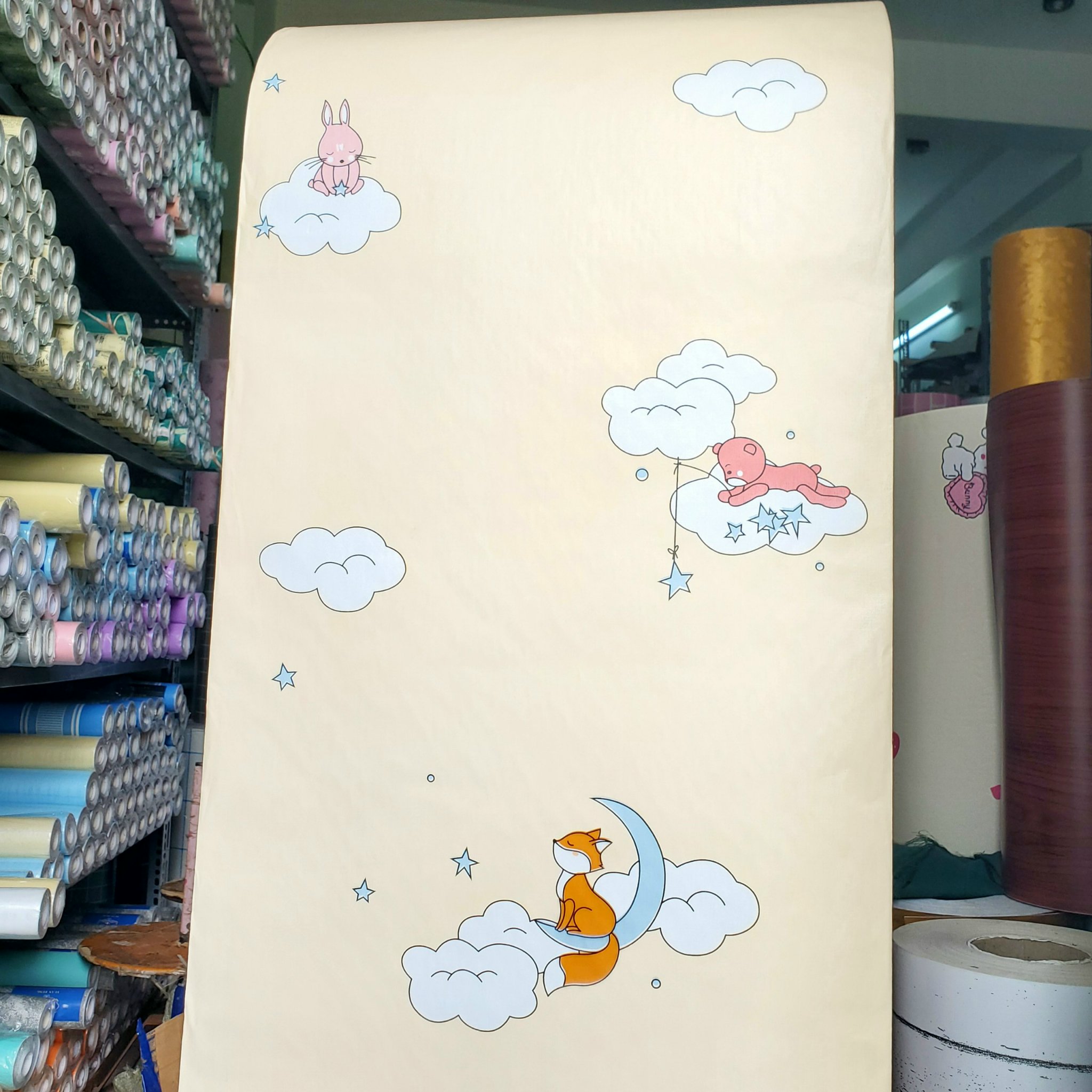 10m Decal giấy dán tường khổ 45cm keo sẵn nhiều mẫu mới nhất