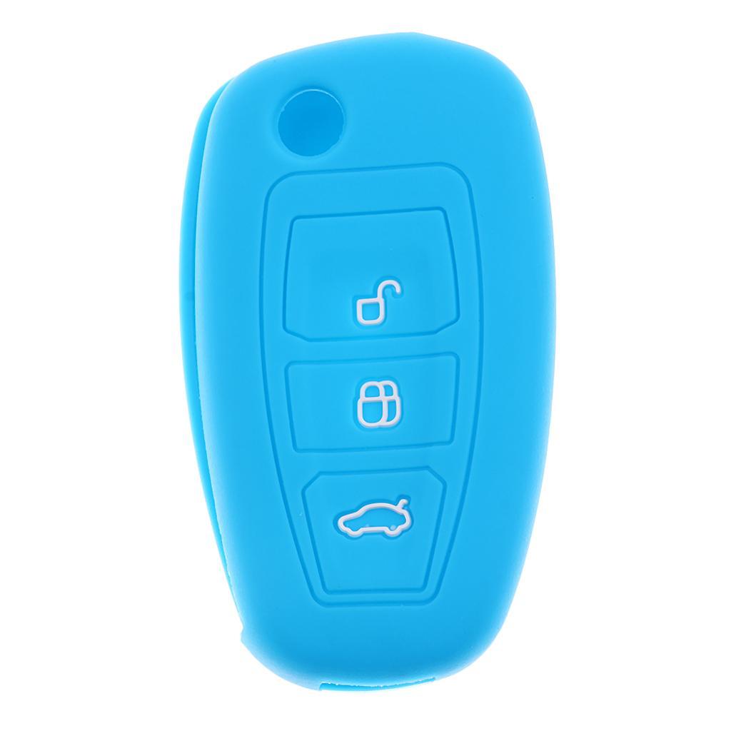 Silicone Car Key Fob Cover Housing for Focus