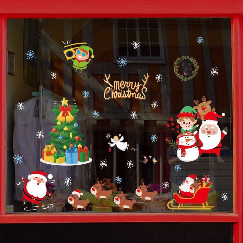Decal trang trí Noel - Noel mini đón lễ vui nhộn mới