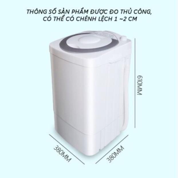 Máy giặt mini -Máy giặt đồ cho bé bán tự động cho nhà ít người và đồ em bé giặt tối đa 6,5kg