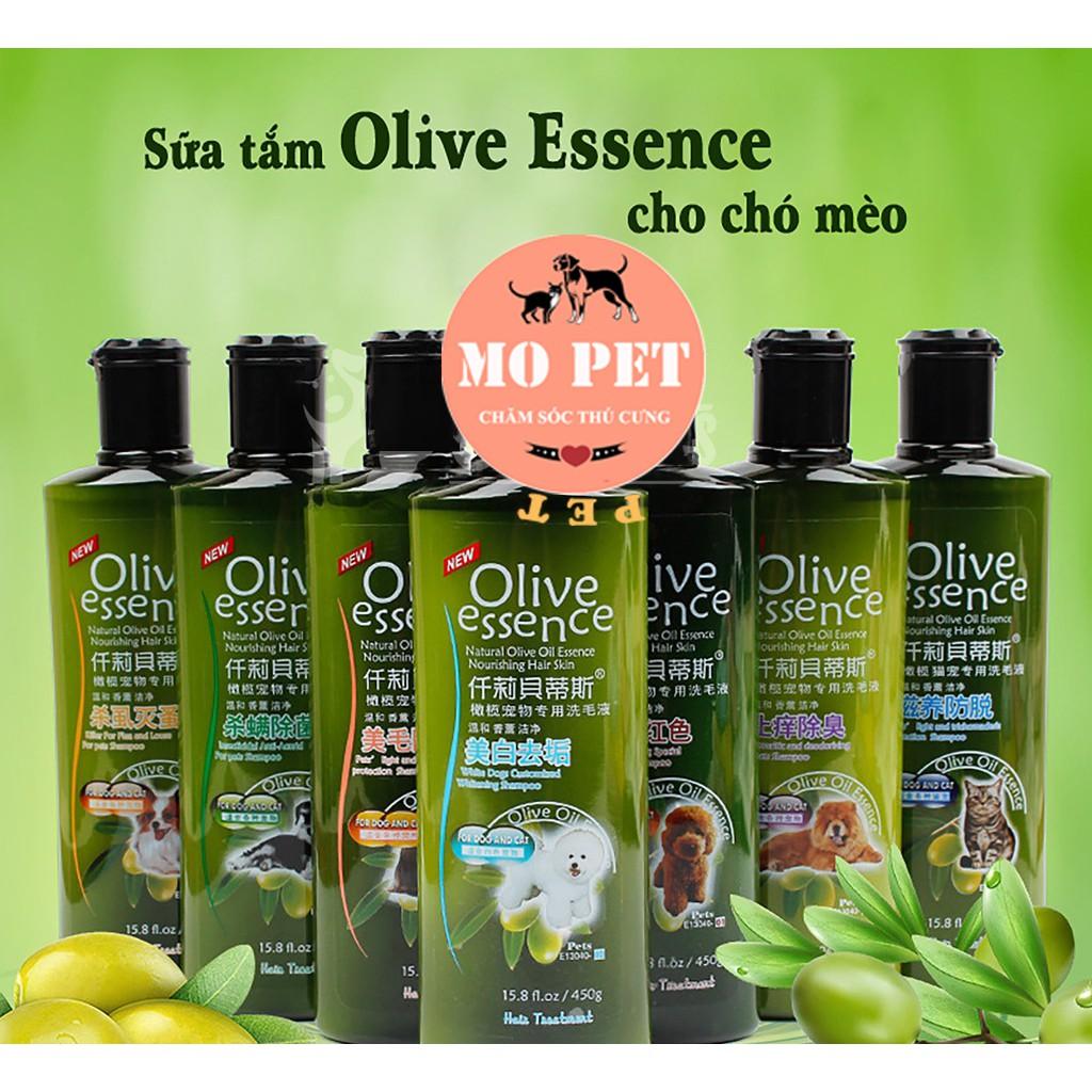 SỮA TẮM CHO THÚ CƯNG CHÓ MÈO Olive Essence Chai 450ml