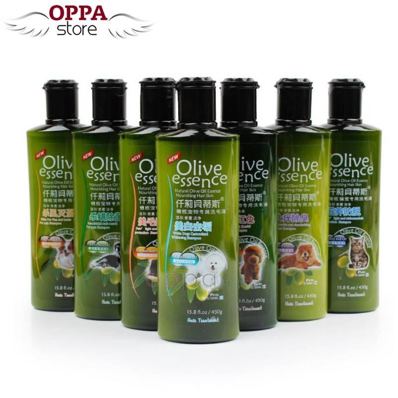Sữa Tắm Olive Essence tinh dầu oliu 450ml Cho Chó Mèo