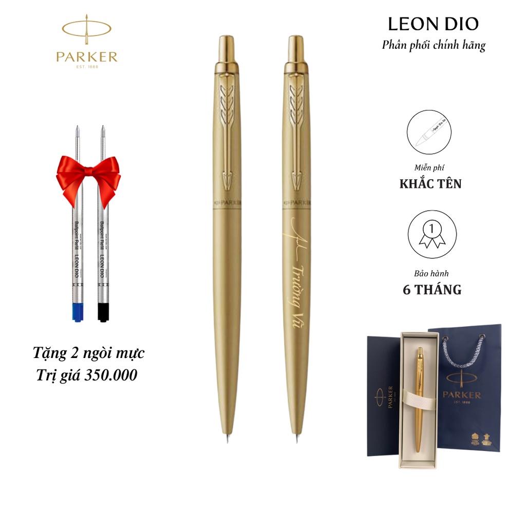 Bút Ký Tên Parker, Viết Bi Kí Cao Cấp Jotter XL X-MN Gold GT TB6-2122658, Khắc Tên Chữ Miễn Phí, Quà Tặng Cho Sếp