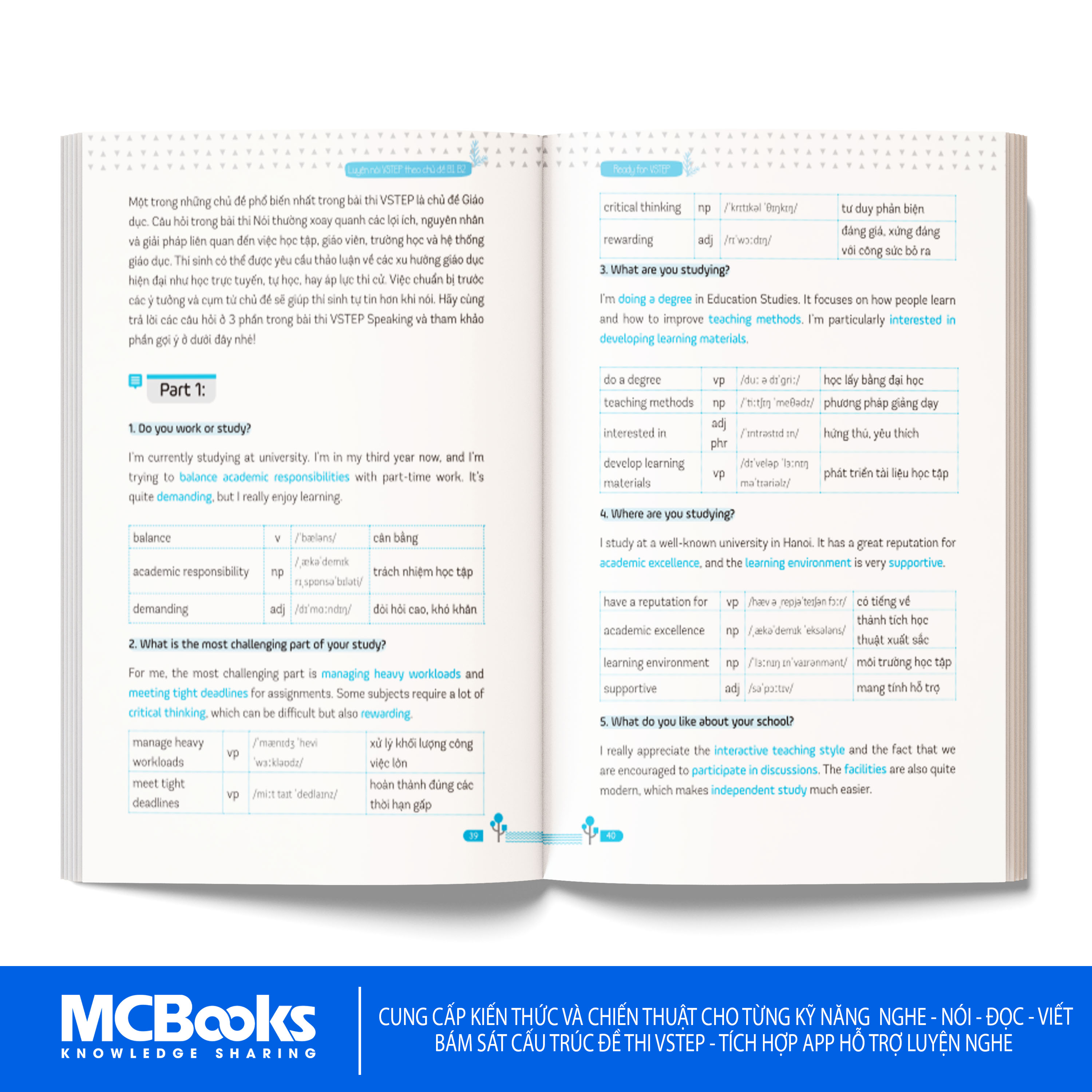 Sách - Ready for VSTEP - Luyện nói VSTEP theo chủ đề B1 B2 - ảnh 4