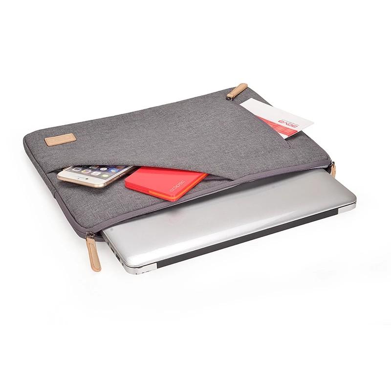 Túi chống sốc 15 inch AGVA Urban Denim - Mã LTB261GRE - Kích thước: Ngang 38 x Rộng 1.5 x Cao 27 cm - Bảo hành chính hãng 02 năm