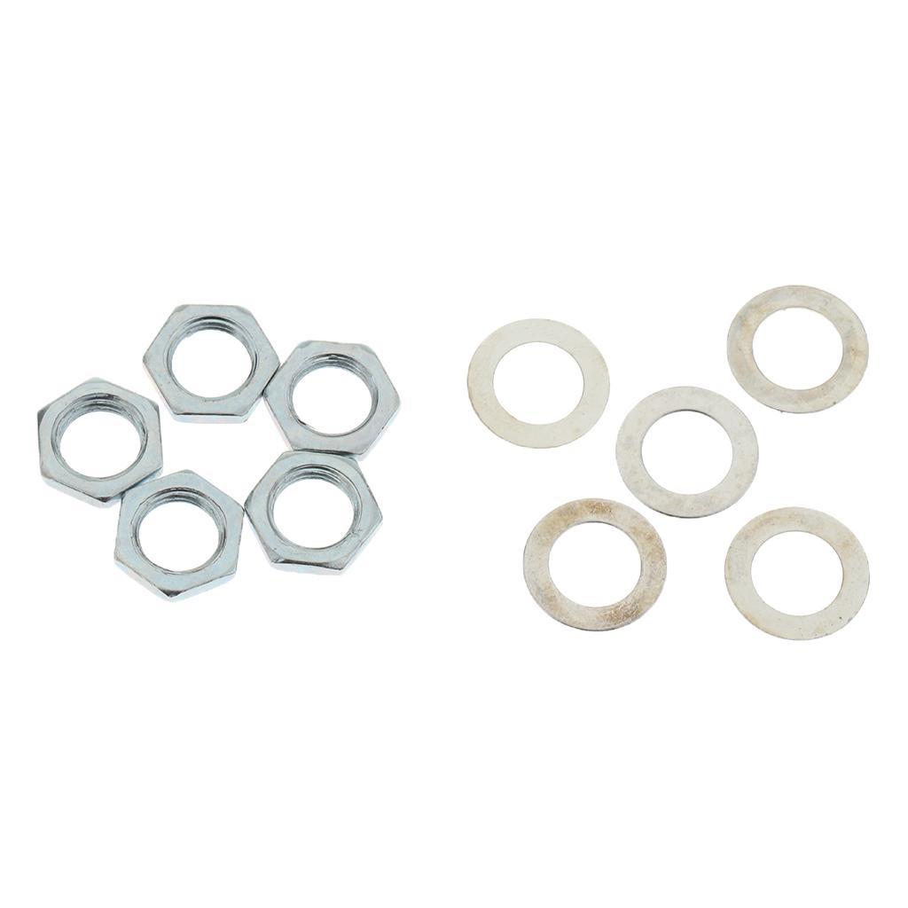 5Pack 50K OHM Single Linear Knurled Shaft Potentiometer Type B Split Shaft