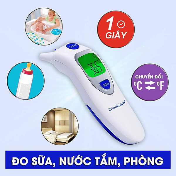 Nhiệt kế điện tử hồng ngoại đa năng iMedicare iTM-9S