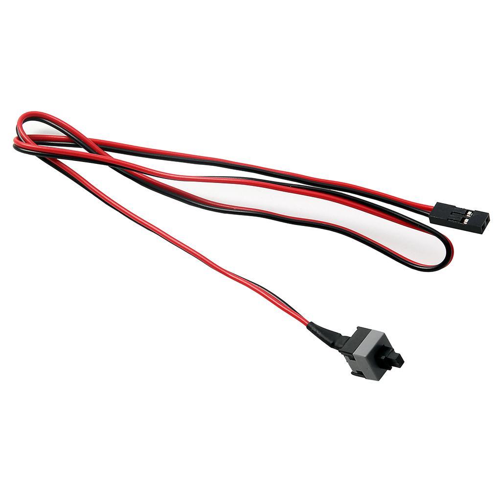2pcs 2 Pin Desktop Motherboard Power Cable on/off Button ATX Switch Cord