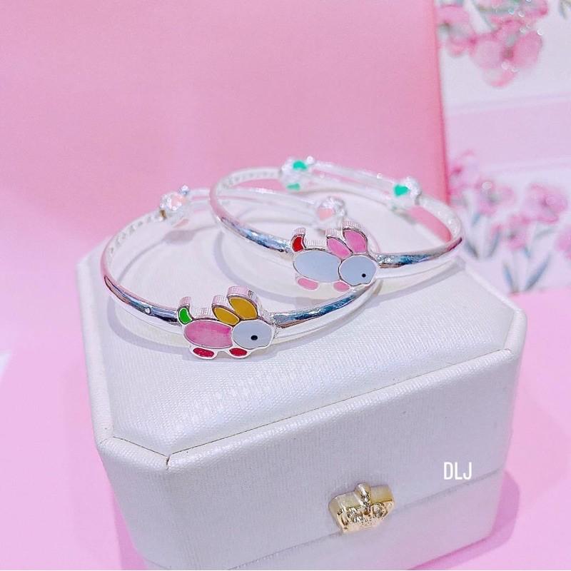 lắc tay bạc cho bé, Mẫu mã siêu đáng yêu Món quà ý nghĩa dành tặng bé - Bạc Nomi