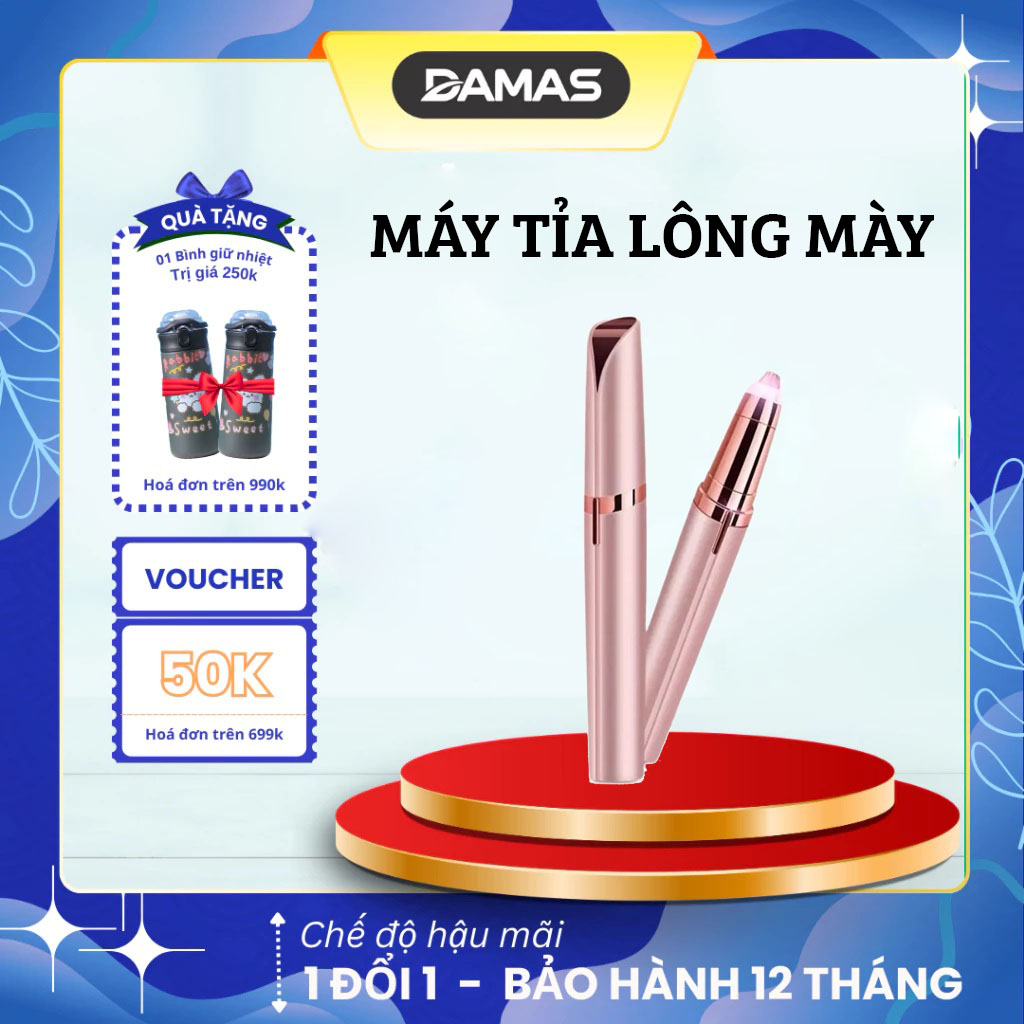 Máy Tỉa Lông Mày Điện Cho Nữ Damas D813 - Sản Phẩm Tiện Lợi - Hàng Chính Hãng