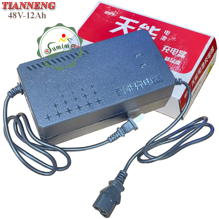 Sạc xe điện TIANNENG 48V-12Ah đầu vuông