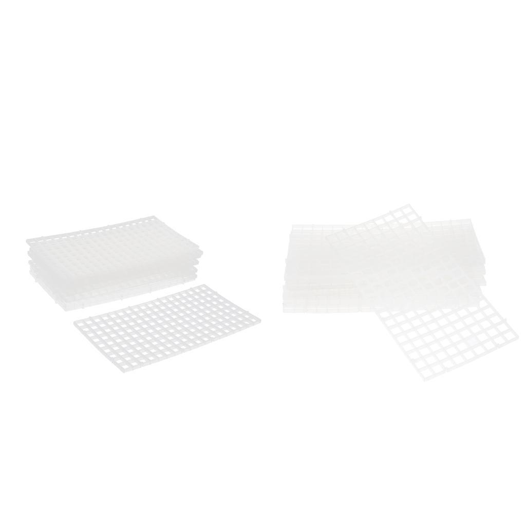 20 Pcs Aquarium Plastic Divider Standard  Tank Isolation Board Plate