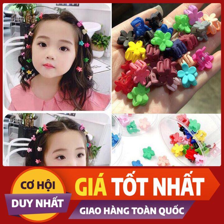 SET 14 CÁI KẸP TÓC HOA NHÍ MINI MIX NHIỀU MÀU CỰC XINH - NUNAM SHOP