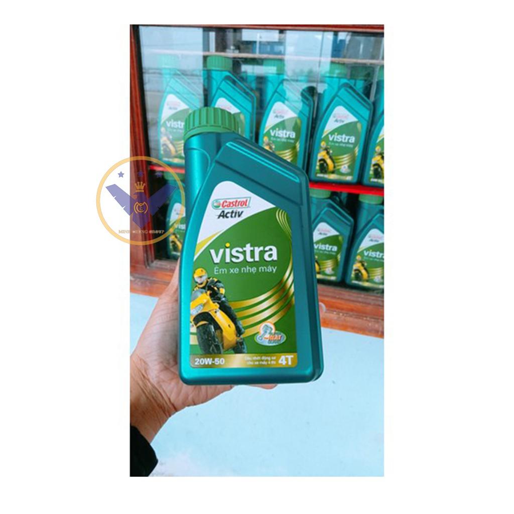 COMBO 4 Dầu nhớt xe máy Castrol Activ Vistra 20w50 0.8l