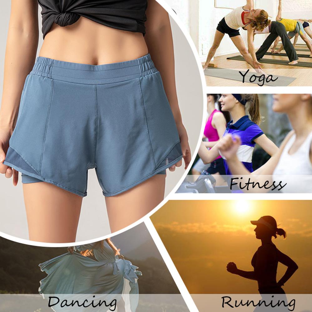 Quần đùi thể thao 2 in 1 có quần bảo hộ bên trong