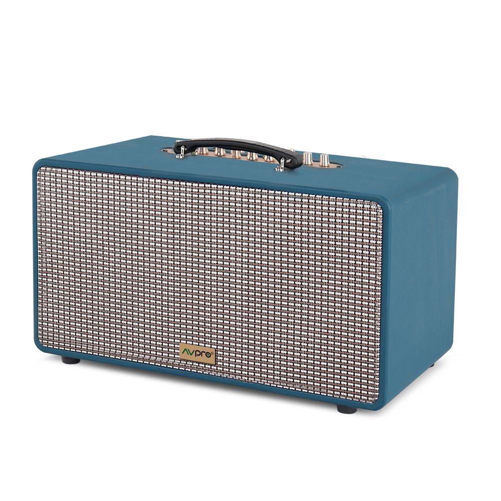 Loa xách tay cao cấp AVPRO S2610 - Kèm 2 micro không dây, hát hay, có reverb, cổng quang học, cổng HDMI, Bluetooth 5.0 - Tặng bộ pin sạc - Hàng chính hãng