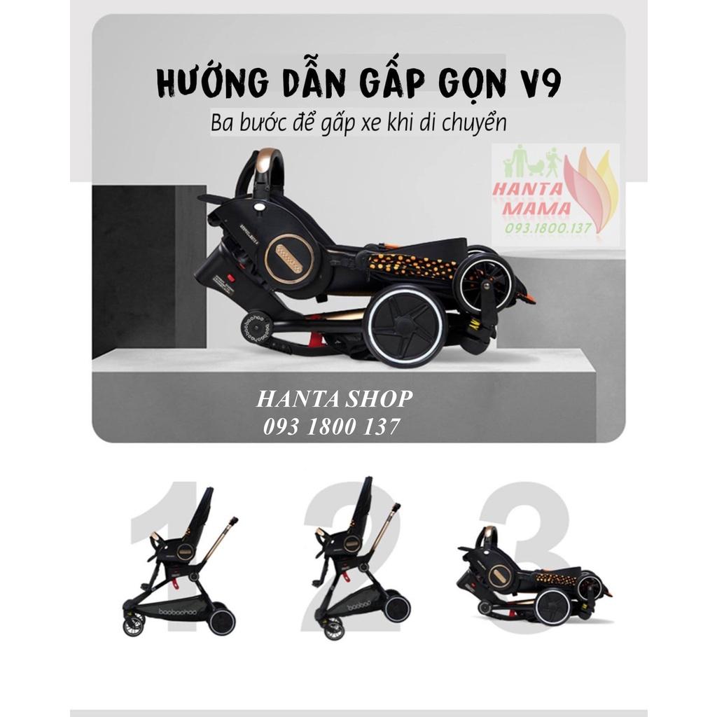 Xe đẩy trẻ em Baohaohao V9, xe đẩy cho bé gấp gọn V8
