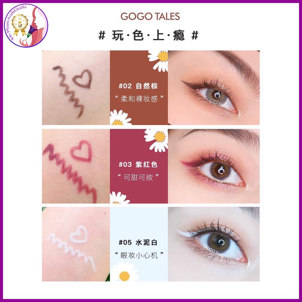 Chì kẻ mắt Gogo Tales hoa cúc dạng sáp chống nước