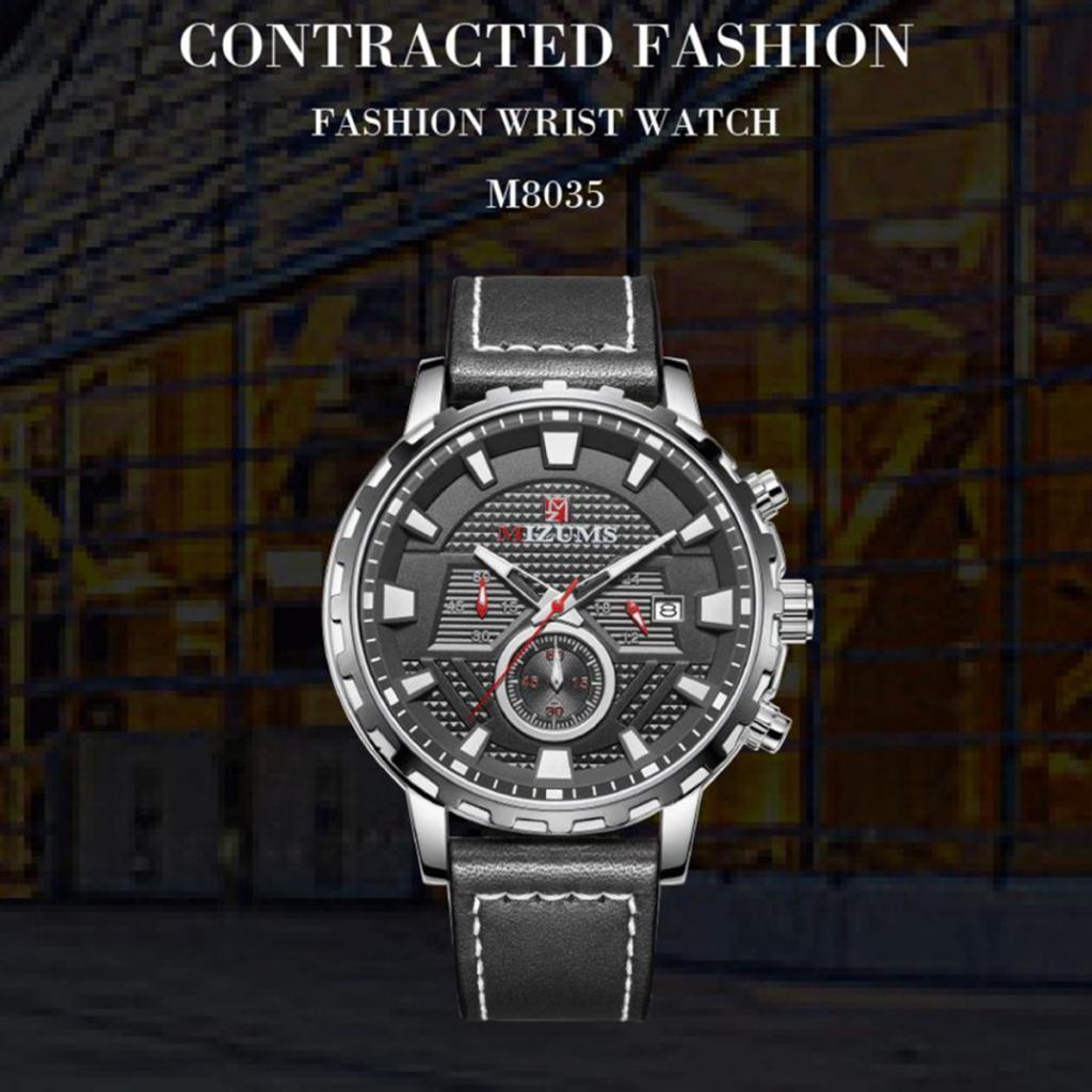 Mens Sports Business  Watch Chronograph Wristwatch