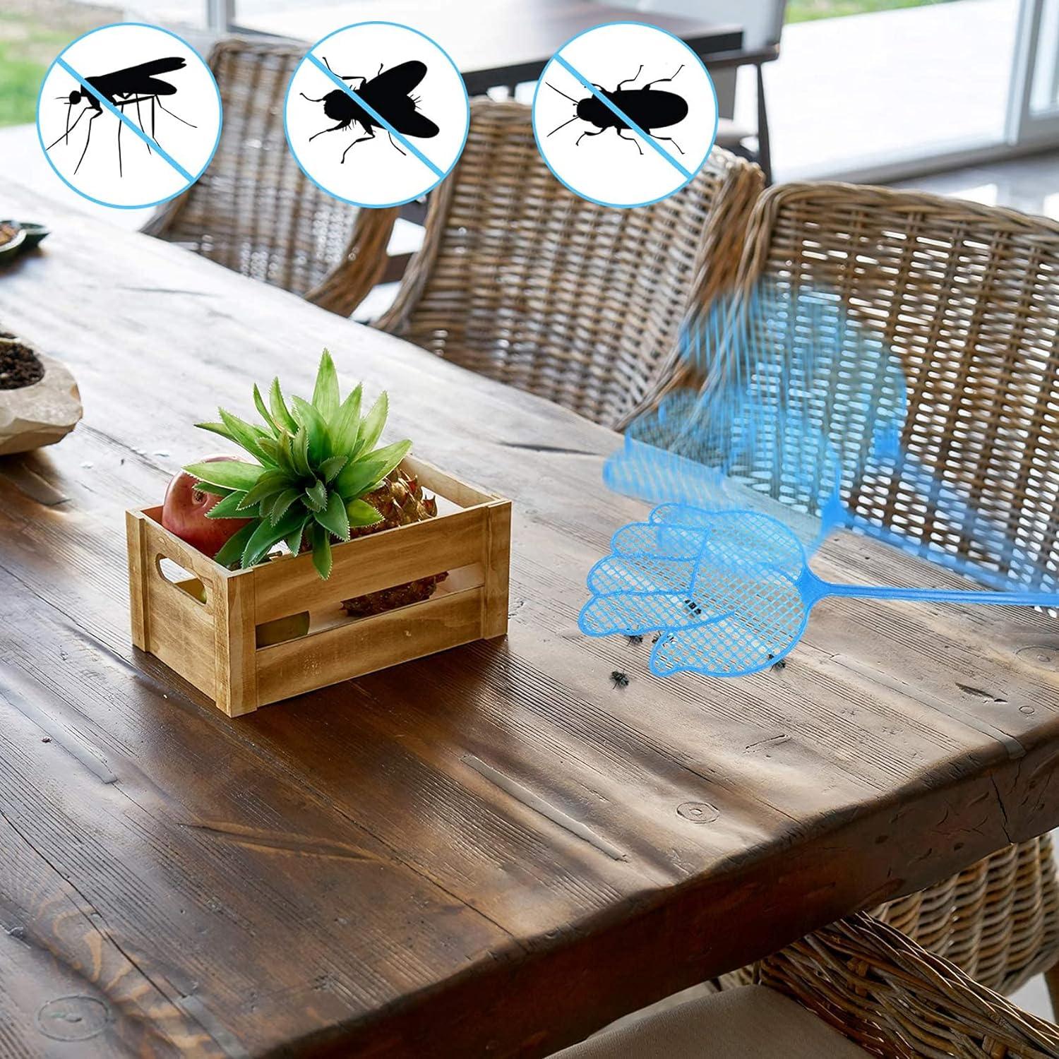 Vỉ đập ruồi 2 cái, vỉ đập dạng ống g có thể mở rộng bắt côn trùng bảo vệ ruồi, có tích hợp cạp muỗi chống côn trùng, ruồi