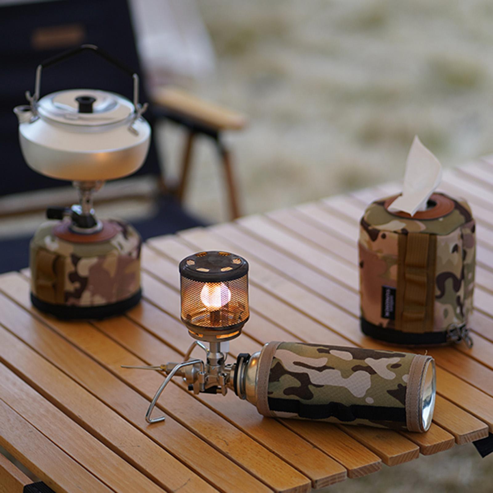 Gas Tank Protective Case Fuel Cylinder Canister Storage Cover for Picnic Travel Hiking Outdoor Camping