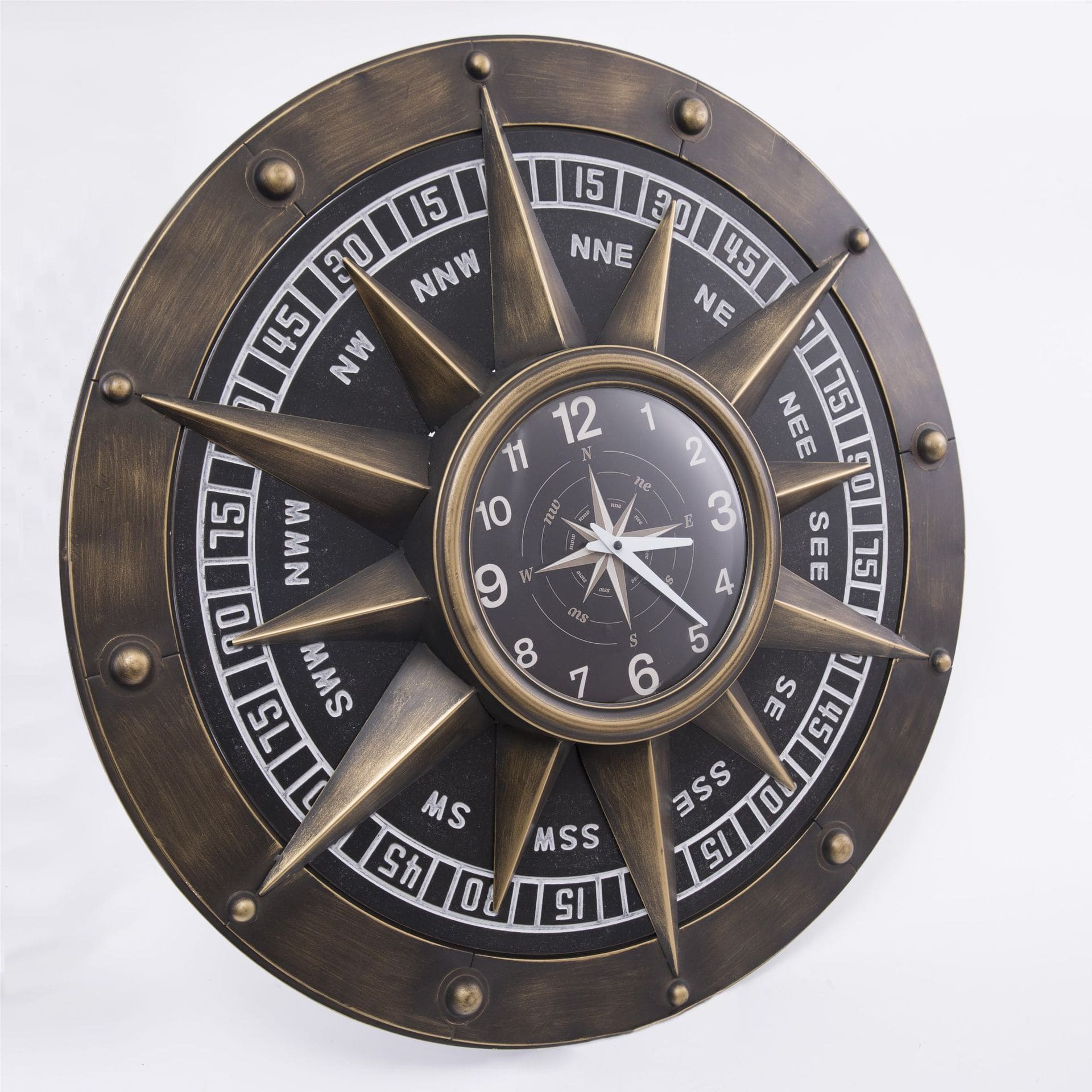 Đồng Hồ Treo Tường La Bàn Vintage – Decor Hoài Cổ
